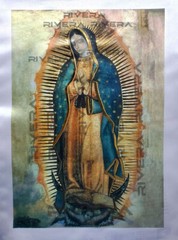 Our Lady of Guadalupe Copy Inspired on the Original Virgen De Guadalupe 13×19