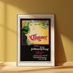 Chinatown Movie Poster 1974 US Jack Nicholson Film Noir Cinema Vintage Art Print