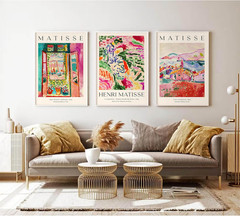 Henri Matisse Wall Art Prints Set of 3 Matisse Wall Decor Aesthetic Canvas Poste