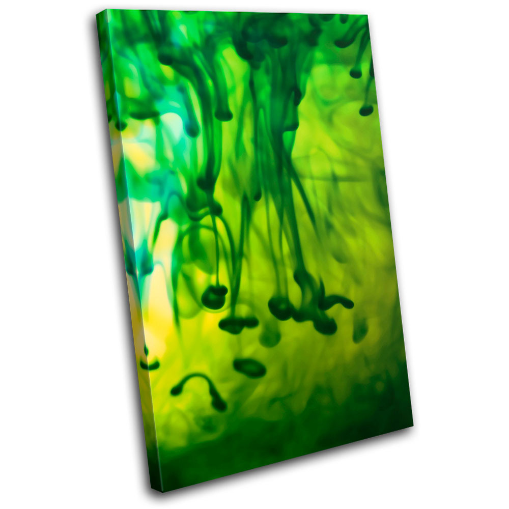 Abstract Swirling Droplet Canvas Art Picture Print Decorative Photo