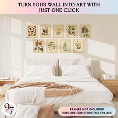97 Decor Vintage Botanical Wall Art Decor – Plant Posters For Room Aesthetic,…