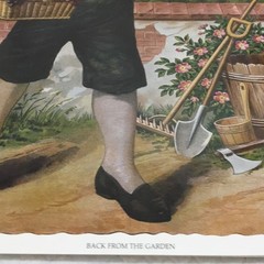 POSTER Victorian Theme Girl In Garden New