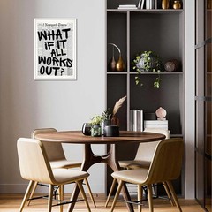 Inspirational Retro Newspaper Canvas 8x12in – What If It All Works Out