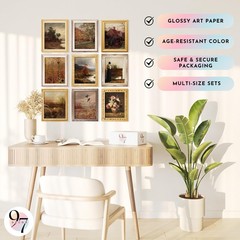 97 Decor Vintage Wall Art Decor – Vintage Fall Prints, Rustic Farmhouse Wall …