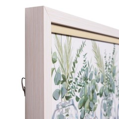 Crystal Art Gallery Double Framed Natural Wood Color Home Wall Art 12″ x 22″