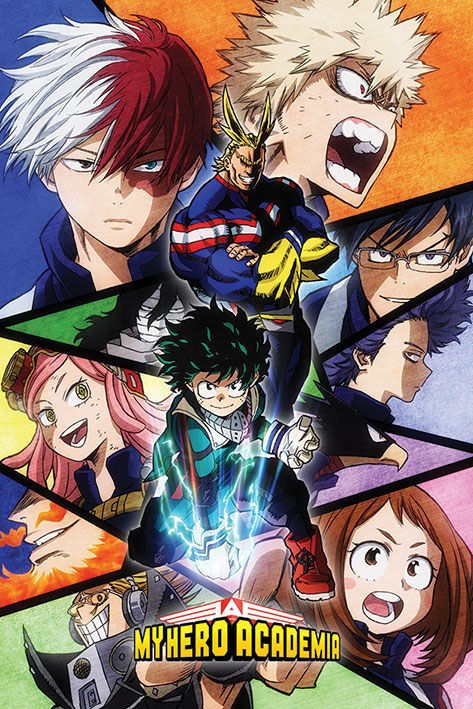 Poster Studio B – My Hero Academia Season 2 Mosaic Anime 24×36″ NEW P4412