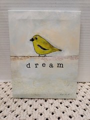 Set Of 3 Bird Themed Inspirational Canvas By Caitlin Dundon 6.5″X8.5″