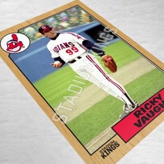 Ricky Vaughn Wild Thing Major League Movie 1987 Baseball Card Poster – 11×17 in.