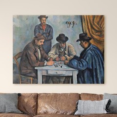 The Card Players by Paul Cézanne Canvas Wall Art Print