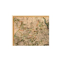 Historic Map – Trier Germany – De Wit 1688 – Vintage Wall Art