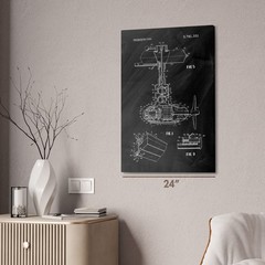 Electric Outboard Motor Patent Wall Art: Fisherman Gift, Boat Blueprint