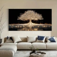 Glowing Tree of Life Canvas Wall Art Canvas Painting Home Decor Wall Picture