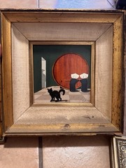 Set of 10 Framed Matted Art Prints, Multicolor Paper Wall Art, Humor Theme