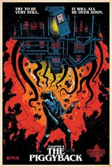 Poster Studio B – Stranger Things Piggyback 24×36″ NEW P5213