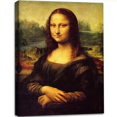 Mona Lisa Canvas Art Print Stretched Framed Painting Picture Poster Giclee Wa…
