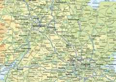 United Kingdom of Great Britain and Northern Ireland Map – 16.5 x 23.3 inches…