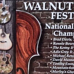 Walnut Valley Festival 2007 Poster Guitar Flat Picking Championships Winfield KS