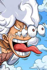 One Piece luffy gear 5 Poster print 13″x19″ glossy photo paper inches home decor