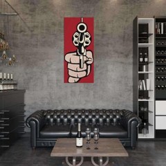 63565 Roy Lichtenstein Pistol Giclee Wall Decor Print Poster