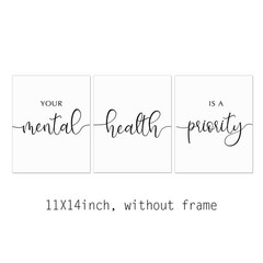 Your Is A Priority Home Wall Decor Therapy Room Decor Therapist Office Wall A…