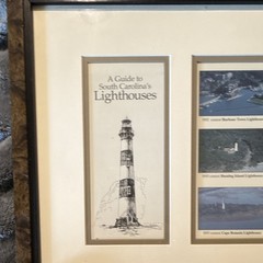Ambassador Graphics & Wildlife Framed Lighthouse Print South Carolina Horizontal