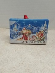 Christmas LED Light Up Canvas Art Wall or Tabletop Picture 6”x4” Sant, Sleigh