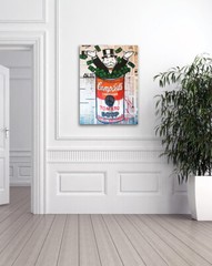 Alec Monopoly Campbell Soup Art Print |Mounted Canvas | Framed Canvas |Acrylic