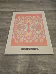 Abstract Floral Wall Art Pink White FLOWERS Matisse 3-Piece Set Canvas on Frame