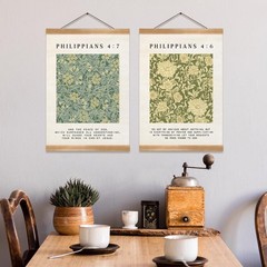 Inspirational Scripture Wall Art Poster,Christian Bible Verse Wall Poster wit…