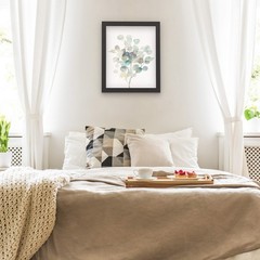 Trademark Fine Art ‘ Eucalyptus III White ‘ Black Frame by Danhui Nai 11×14