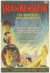 Frankenstein 2 reprint mini poster 2 sizes available.