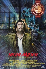 HIGHLANDER 1 1986 80s ORIGINAL OFFICIAL CINEMA MOVIE FILM PRINT PREMIUM POSTER