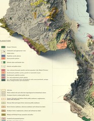 Malawi Map, Malawi 2D Relief Map, Malawi Vintage Map – 2D Flat