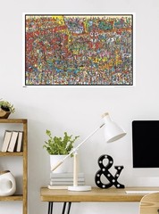 Where’s Waldo TOYS TOYS TOYS 22.375” x34” Horizontal Wall Poster ~ NEW