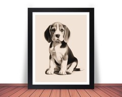 Framed BEAGLE Dog Photo Picture Pet Print in 8×10 or 11×14 WB1S