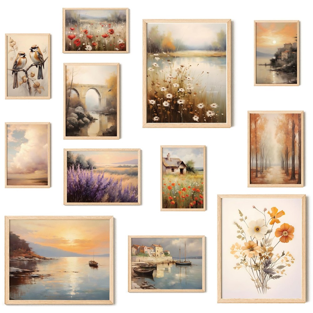 97 Decor Vintage French Country Wall Art – Neutral 8×10,