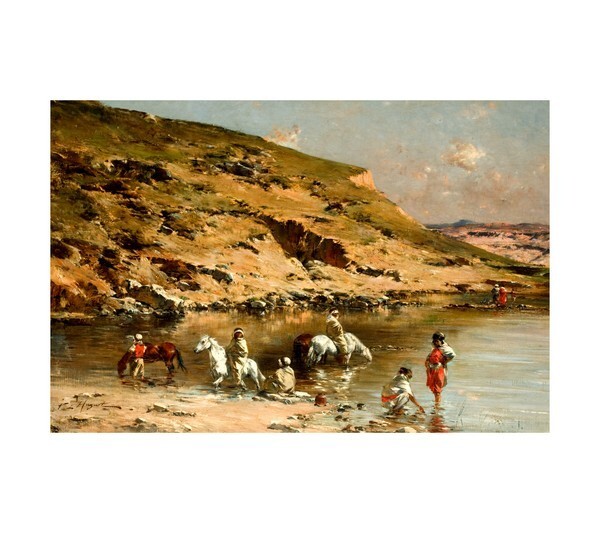 1884 Luc Olivier-Merson (French) Poster or Canvas Fine Wall Art Home Decor Print