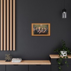 5 Presidents – Washington, Lincoln, Roosevelt, Reagan and Trump – Framed Canvas