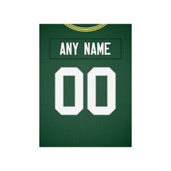 Green Bay Packers Football Jersey Print – Personalized Any NAME & NUMBER