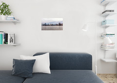 Manhattan and Brooklyn Bridges New York City Photo Art Print Poster 18×12