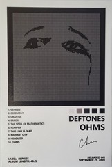 Deftones Wall Decor / Canvas Poster – 8x12in. Set of 9 / Frameless