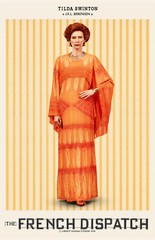 BB3921 The French Dispatch Film By Wes Anderson 2021 Swinton Movie Poster 11×17