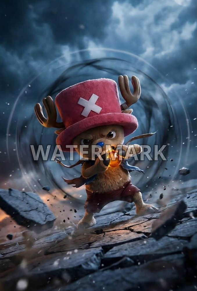 One Piece tony chopper Poster print 13″x19″ glossy photo paper inches home decor