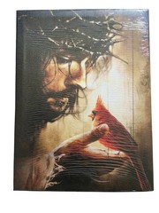 Framed Canvas Jesus Wall Decor Decoration 12 x 18 Inch Christian Wall Art Christ
