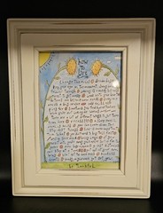 Framed Artwork «How to Live» by Sandy Gingras 8 x 10 in Frame