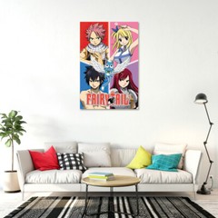Fairy Tail – TV Show Poster / Print (5 Characters / Grid) (Size: 24″ X 36″)