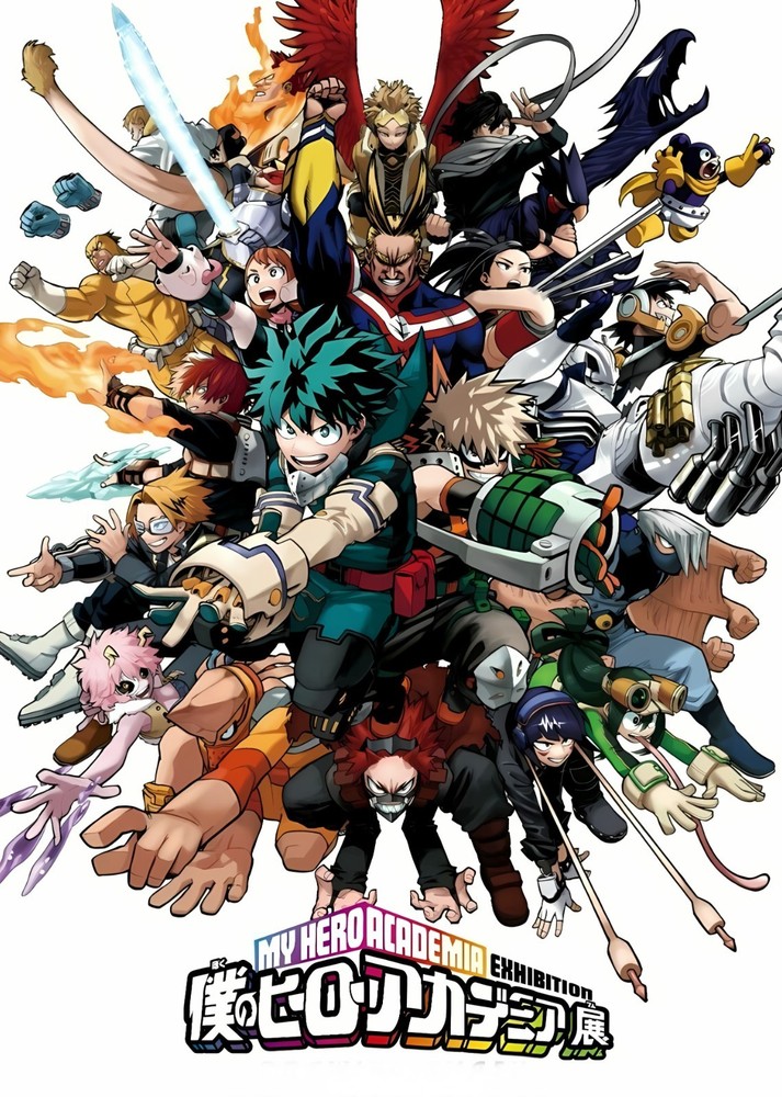 11.69×16.54 My Hero Academia Poster Smash Illustration