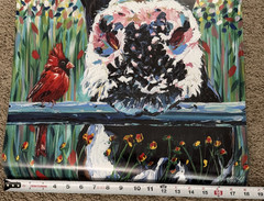 Carolee Vitaletti Farm Buddies I Cow Cardinal Art Print 16” x 24” Wall Poster