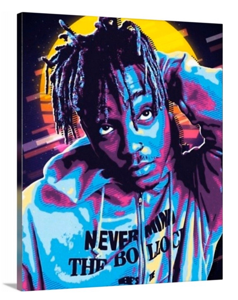 Juice Wrld Canvas Wall Art 16X20 Rap Hip hop Influential Eminem JuiceWrld