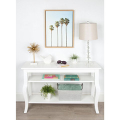 24 In. X 18 In. «Four Palm Trees» by Tai Prints Framed Canvas Wall Art